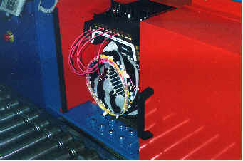 Motor stator test machine Windings are manually connected and then a range of electrical performance tests are conducted.
